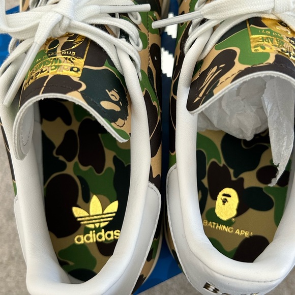 Adidas Stan Smith x BAPE 30th Anniversary Shoe - Picture 12 of 14